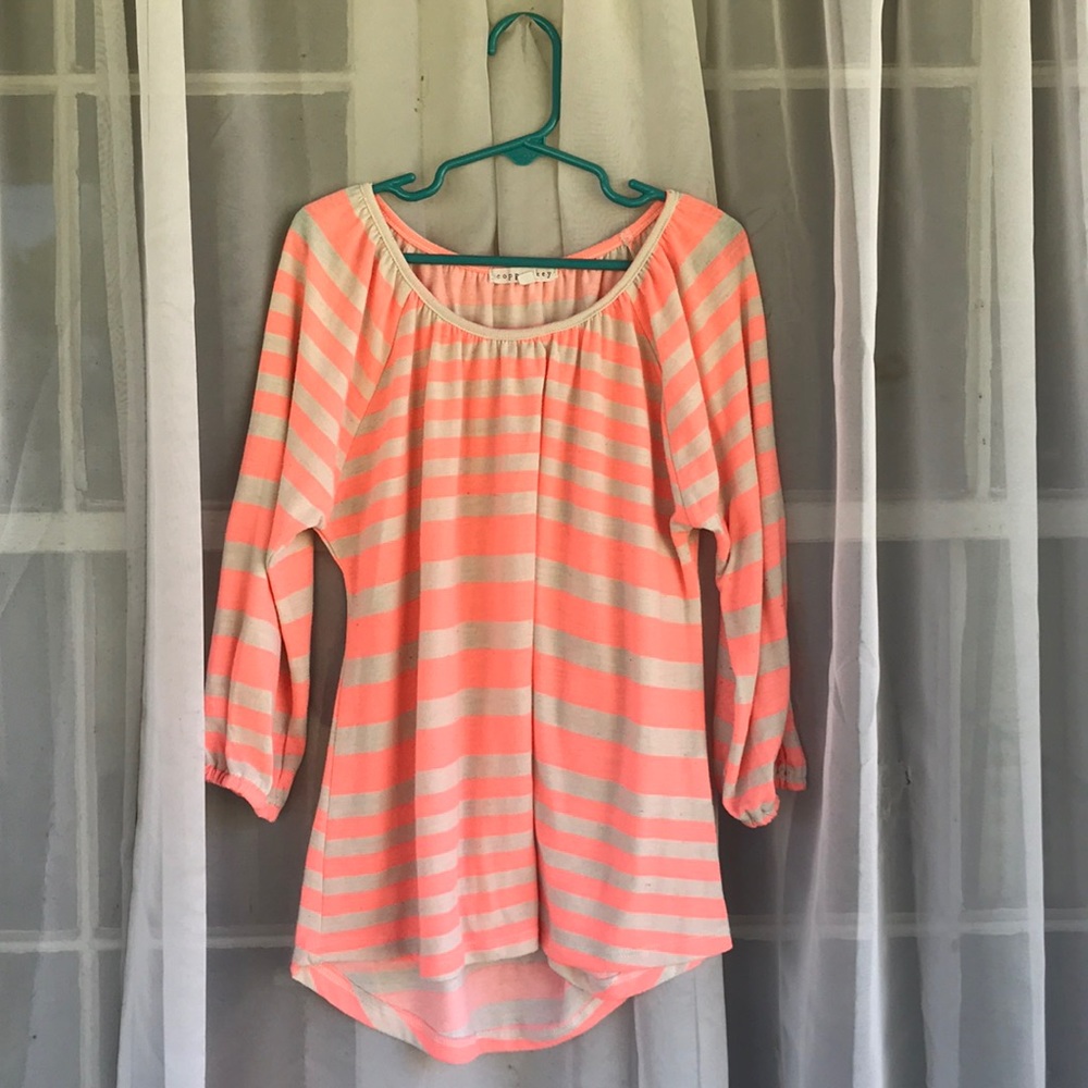 Bright striped tee